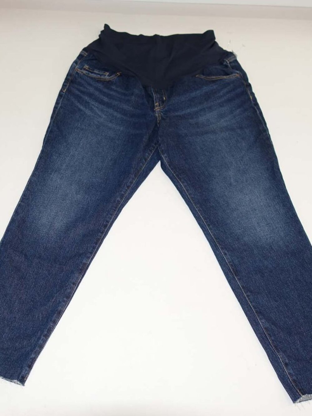 Old Navy Women's Full Panel OG Straight Cropped Maternity Jeans Size 16 NWT